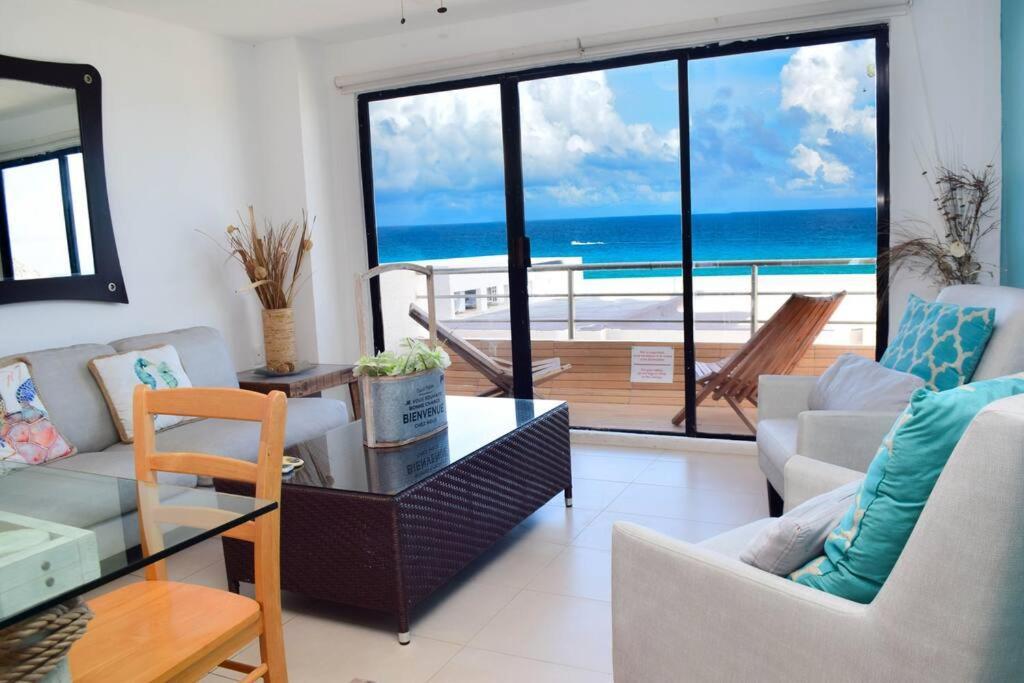 Ocean View Apartment, Best Beach Area, 3 Bedrooms Cancún Exteriér fotografie